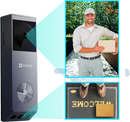 EZVIZ EP3X Pro 2K 3MP Smart Security Video Battery Doorbell with Solar Panel