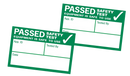 PASS PAT test labels