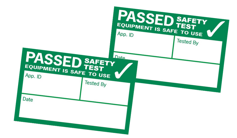 PASS PAT test labels