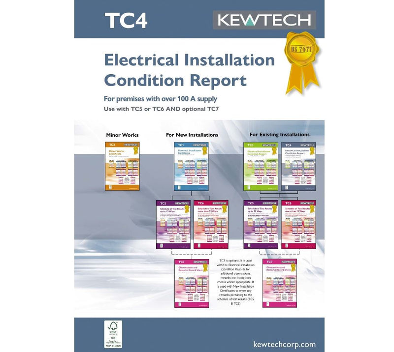 Electrical Installation Condition Report for supplies greater than 100 A