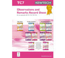 Observation Record sheet for Electrical Installation Condition Reports (ECIR)