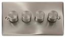 4 Gang 2 Way 100W Dimmer Switch