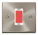 45A 1 Gang Double Pole Plate Switch