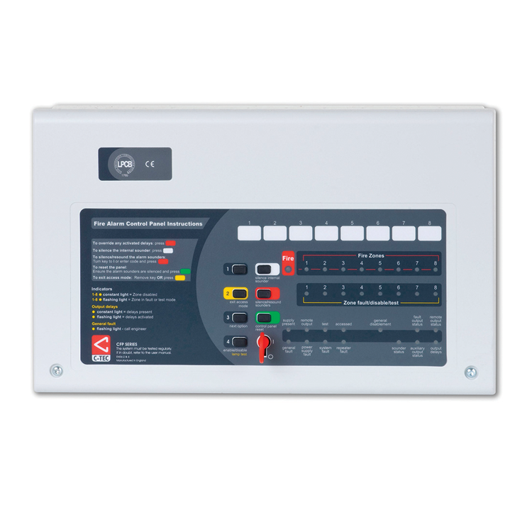 CFP Standard 4 Zone Conventional Fire Alarm Panel