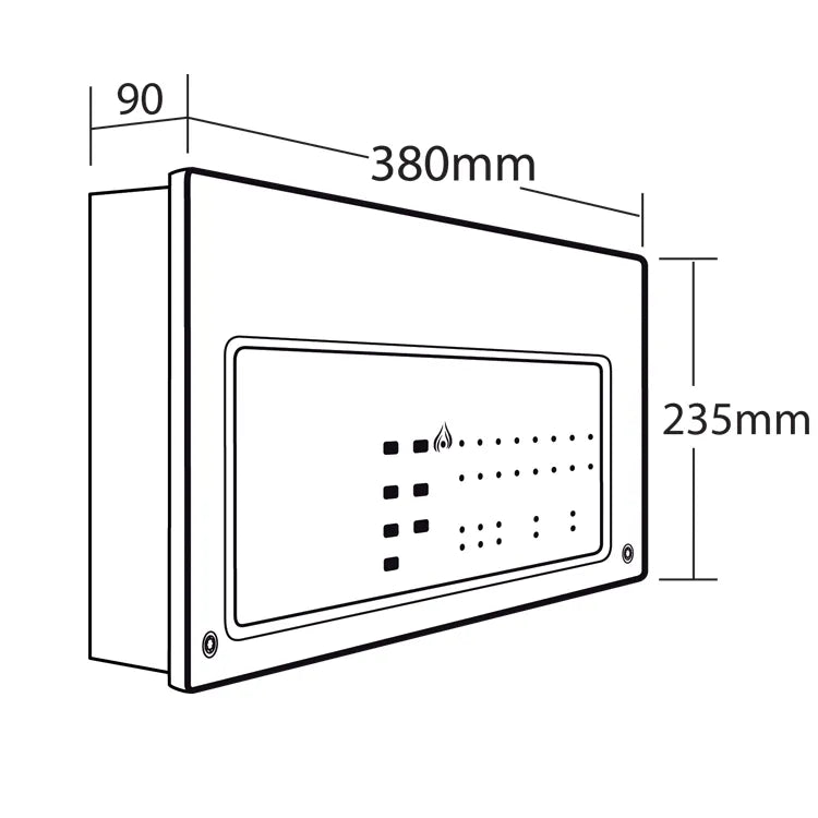 CFP AlarmSense 2 Zone Two-Wire Fire Alarm Panel