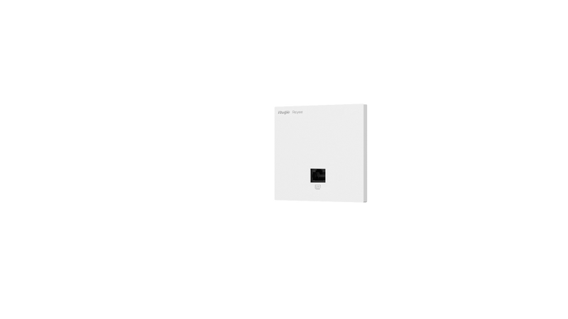 Reyee Wi-Fi 6 AX3000 Dual Band, Ultra-Thin Wall Plate Access Point