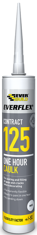 Everbuild Contract 125 One Hour Caulk 300ml