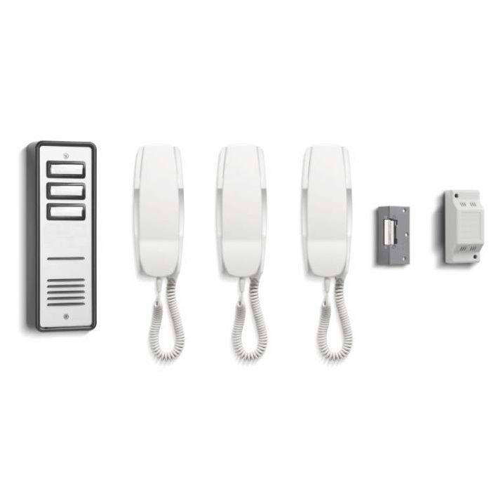 Bell 903 | 3 Way Audio Intercom Kit with Surface Panel