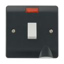 20A Double Pole Plate Switch With Neon & Optional Flex Outlet
