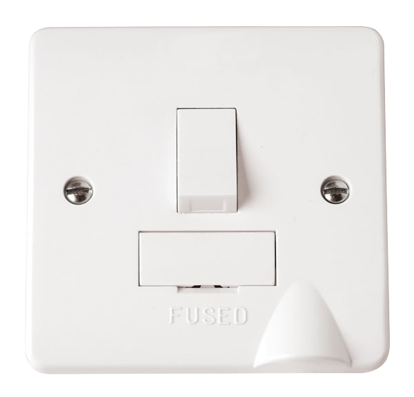 13A Double Pole Switched Fused Connection Unit With Optional Flex Outlet