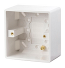 1 Gang 47mm Deep Pattress Box With Earth Termina