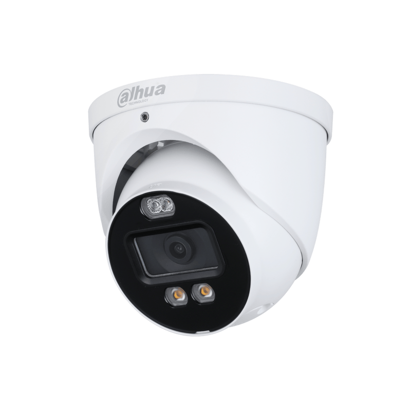 4K HDCVI IR (40m) TiOC Fixed Eyeball Camera, Red Blue Light & Siren