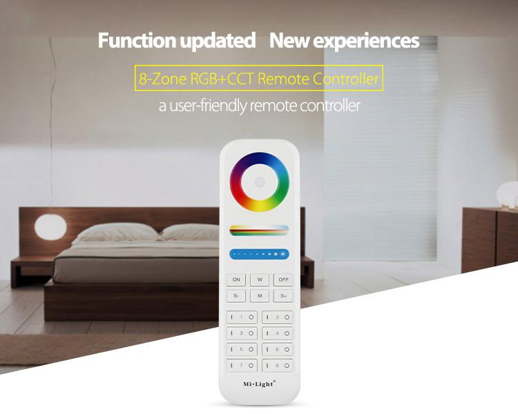 8-Zone RGB+CCT Remote
