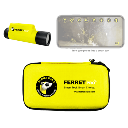 Ferret Pro –Wireless 720p WiFi Inspection Camera with variable focus lens