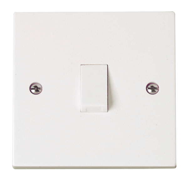 20A Double Pole Plate Switch With Optional Flex Outlet