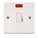 20A Double Pole Plate Switch With Neon & Optional Flex Outlet
