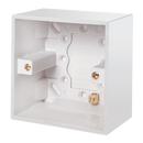 1 Gang 47mm Deep Pattress Box With Earth Termina