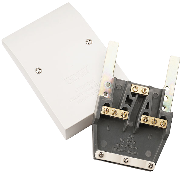 45A Easyfit Dual Appliance Outlet Plate