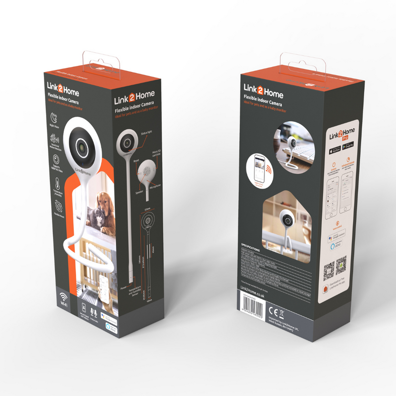 Indoor Camera With Flexible Installation
