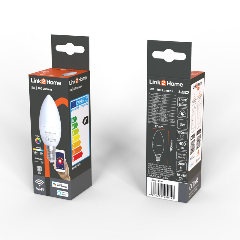 E14 Wifi Led Lamp Rgb