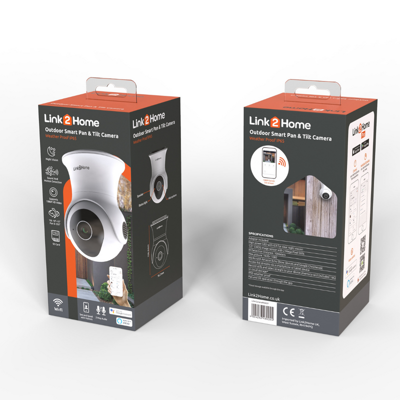 Outdoor Wifi Camera With Pan/tilt