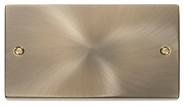 2 Gang Blank Plate