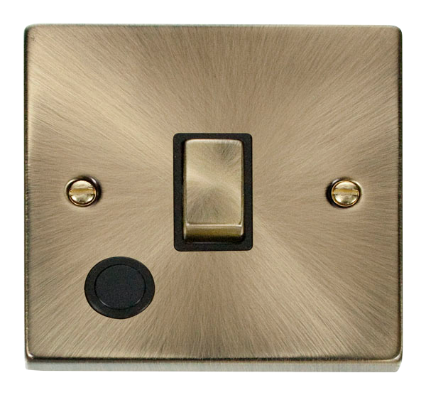 20A Ingot Double Pole Plate Switch With Optional Flex Outlet