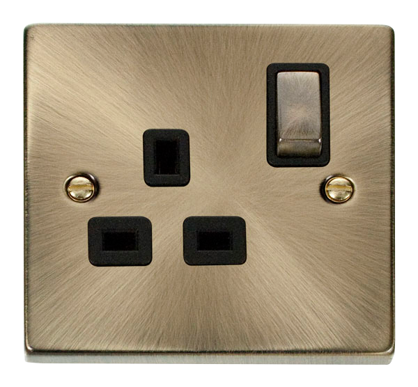 13A Ingot 1 Gang Double Pole Switched Socket Outlet