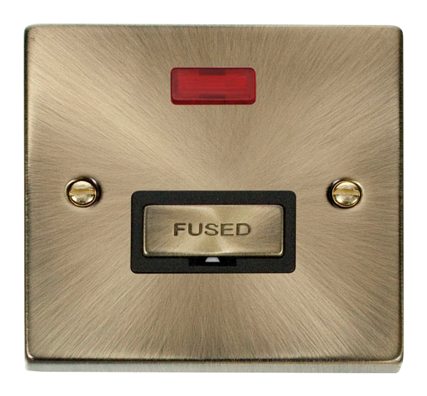 13A Ingot Fused Connection Unit With Neon