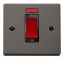 45A 1 Gang Double Pole Plate Switch With Neon