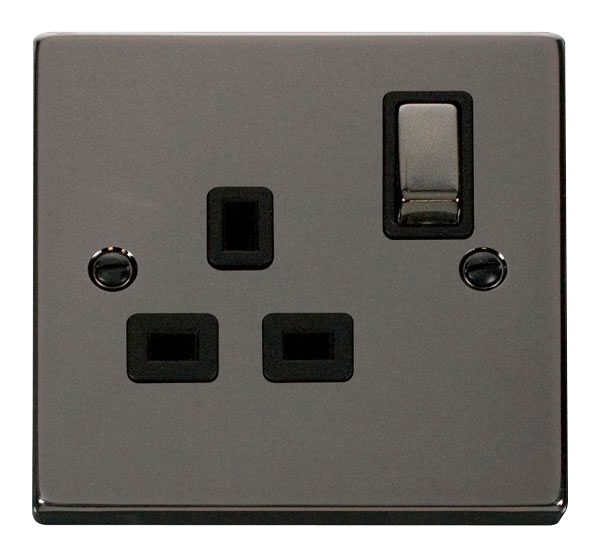 13A Ingot 1 Gang Double Pole Switched Socket Outlet