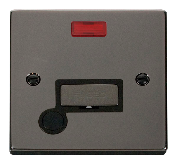 13A Ingot Fused Connection Unit With Neon & Optional Flex Outlet