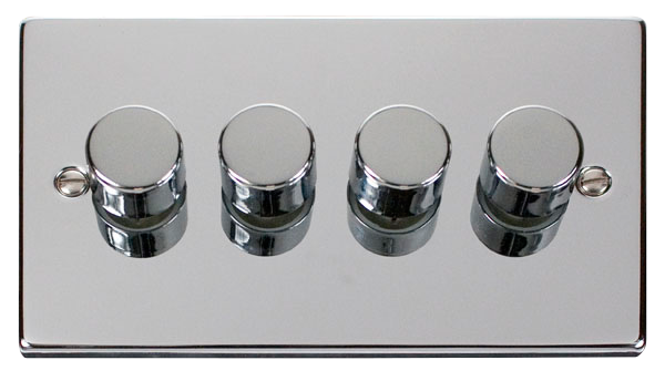 4 Gang 2 Way 400Va Dimmer Switch