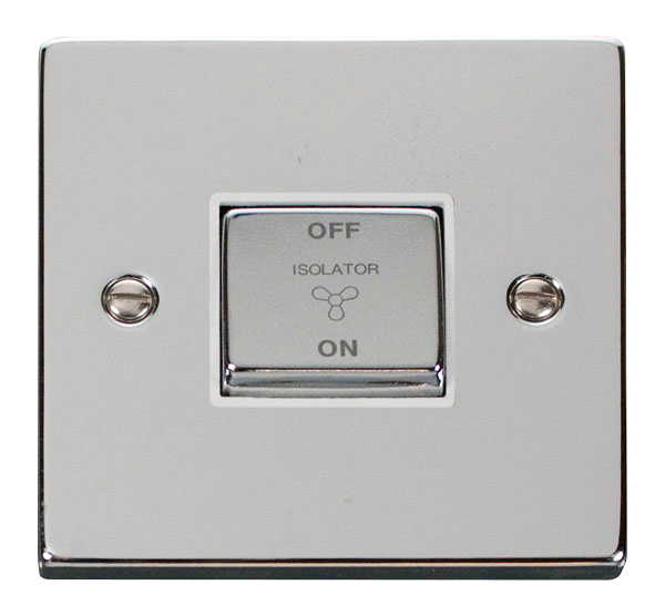 10A Ingot 3 Pole Fan Isolation Plate Switch