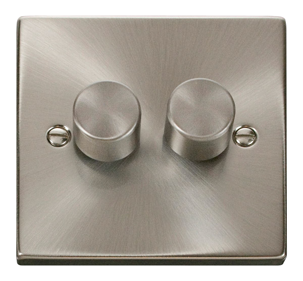 2 Gang 2 Way 400Va Dimmer Switch