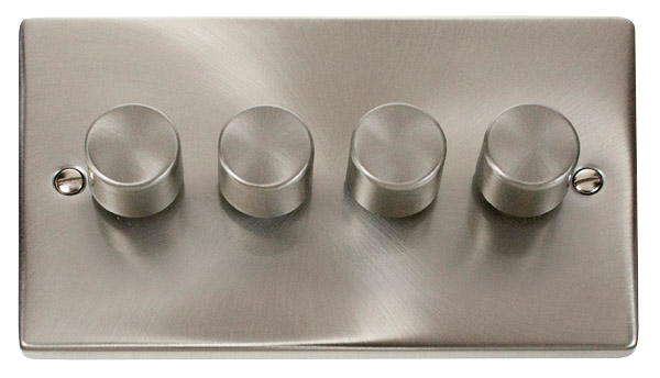 4 Gang 2 Way 400Va Dimmer Switch