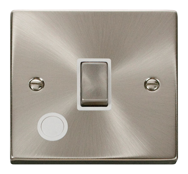 20A Ingot Double Pole Plate Switch With Optional Flex Outlet