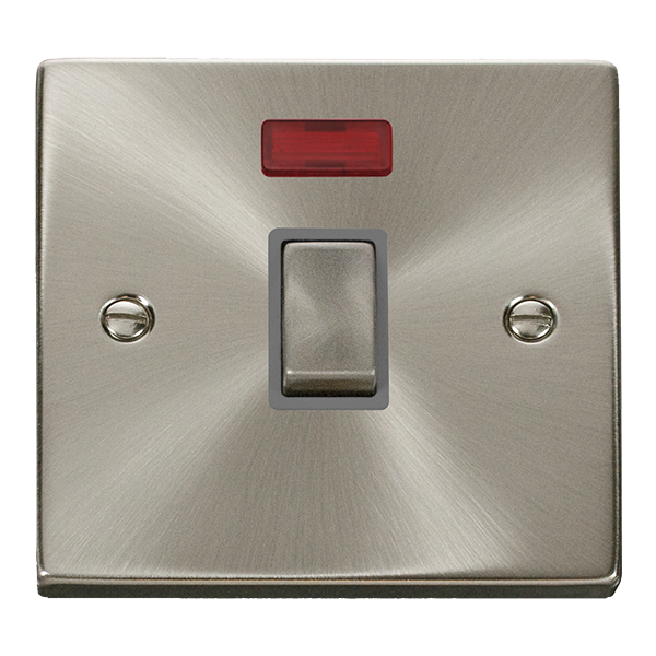 20A Ingot Double Pole Plate Switch With Neon