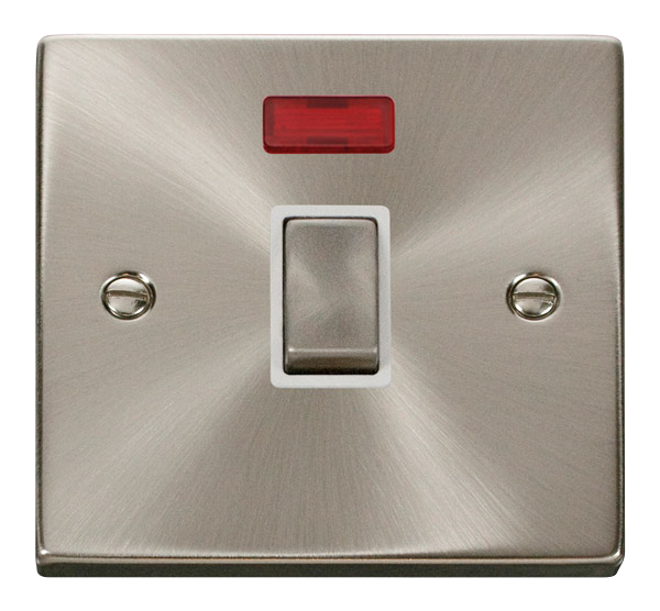 20A Ingot Double Pole Plate Switch With Neon
