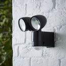 Sirocco 2lt LED Spotlight /w Pir Blk