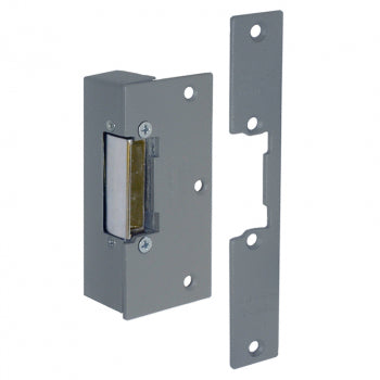 Rim c/w Mortice Plate, 12V AC/DC Fail Locked, Grey
