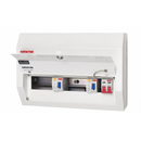 8 Way Metal Split Load Consumer Unit 100A Main Switch + 80 Amp RCD