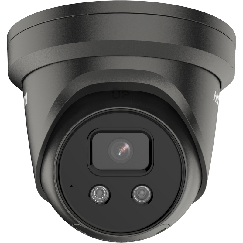 HikVision AcuSense 4MP fixed lens Darkfighter turret camera with IR and built-in mic