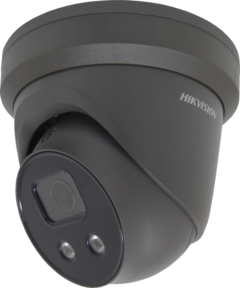 Hikvision AcuSense 8MP Darkfighter Turret Camera with IR, built-in speaker & alarm