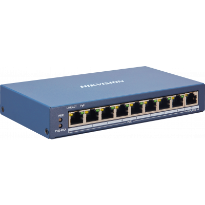 Hikvision 8-ports 100Mbps smart managed PoE switch