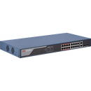 Hikvision 16-ports 100Mbps smart managed PoE switch