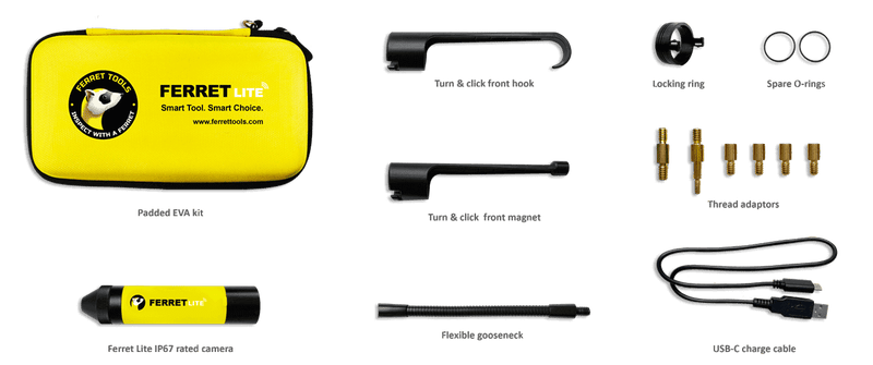 Ferret Lite Wireless 720p WiFi Inspection Camera