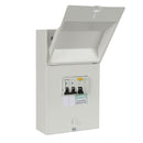 RCD 2 Way Garage Consumer Unit + 16a & 6a MCBs