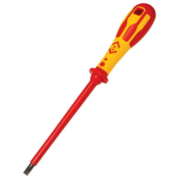 Dextro VDE 10mm x 200mm 1000V Insulated Parallel Slotted Screwdriver