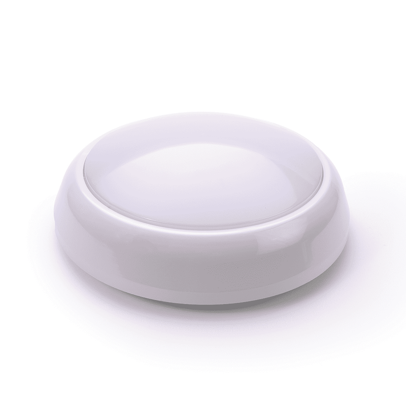 Pacific 15w LED Decorative Round Bulkhead with Emergency Sensor